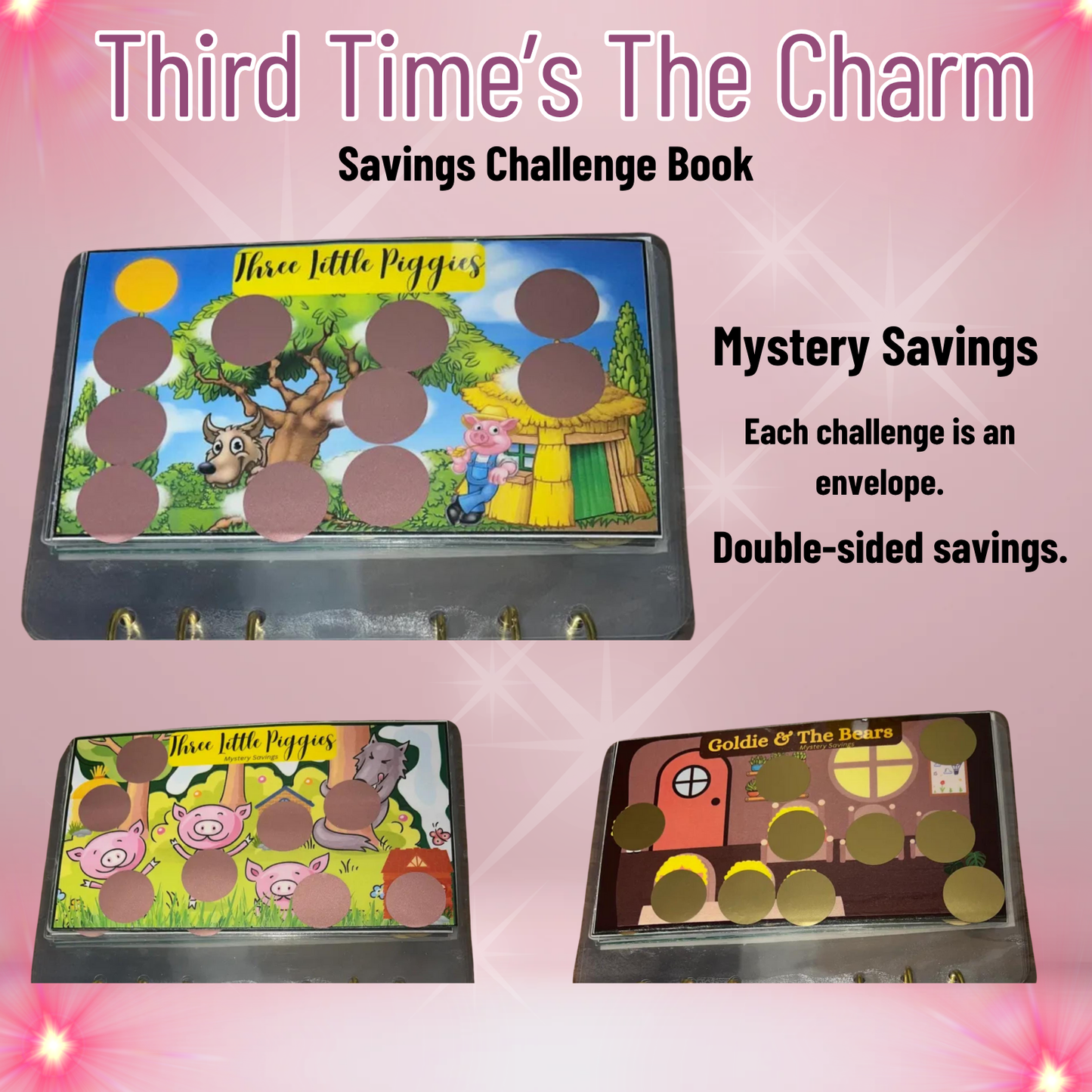 Third Times the Charm Savings Book