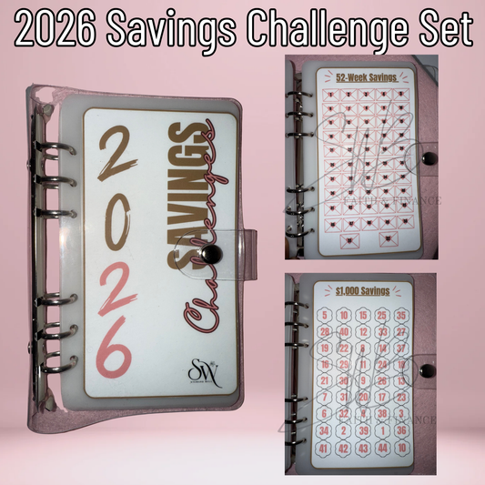 2026 Savings Challenge Binder