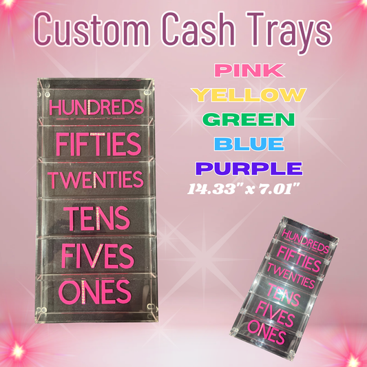 Custom Cash Trays