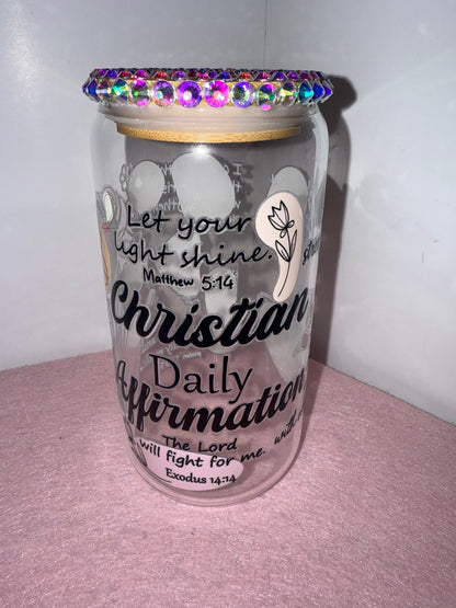 Full of Faith - Custom Glass Cups 16oz