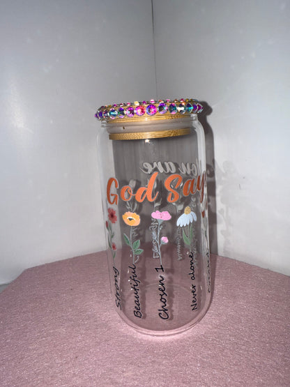 Full of Faith - Custom Glass Cups 16oz