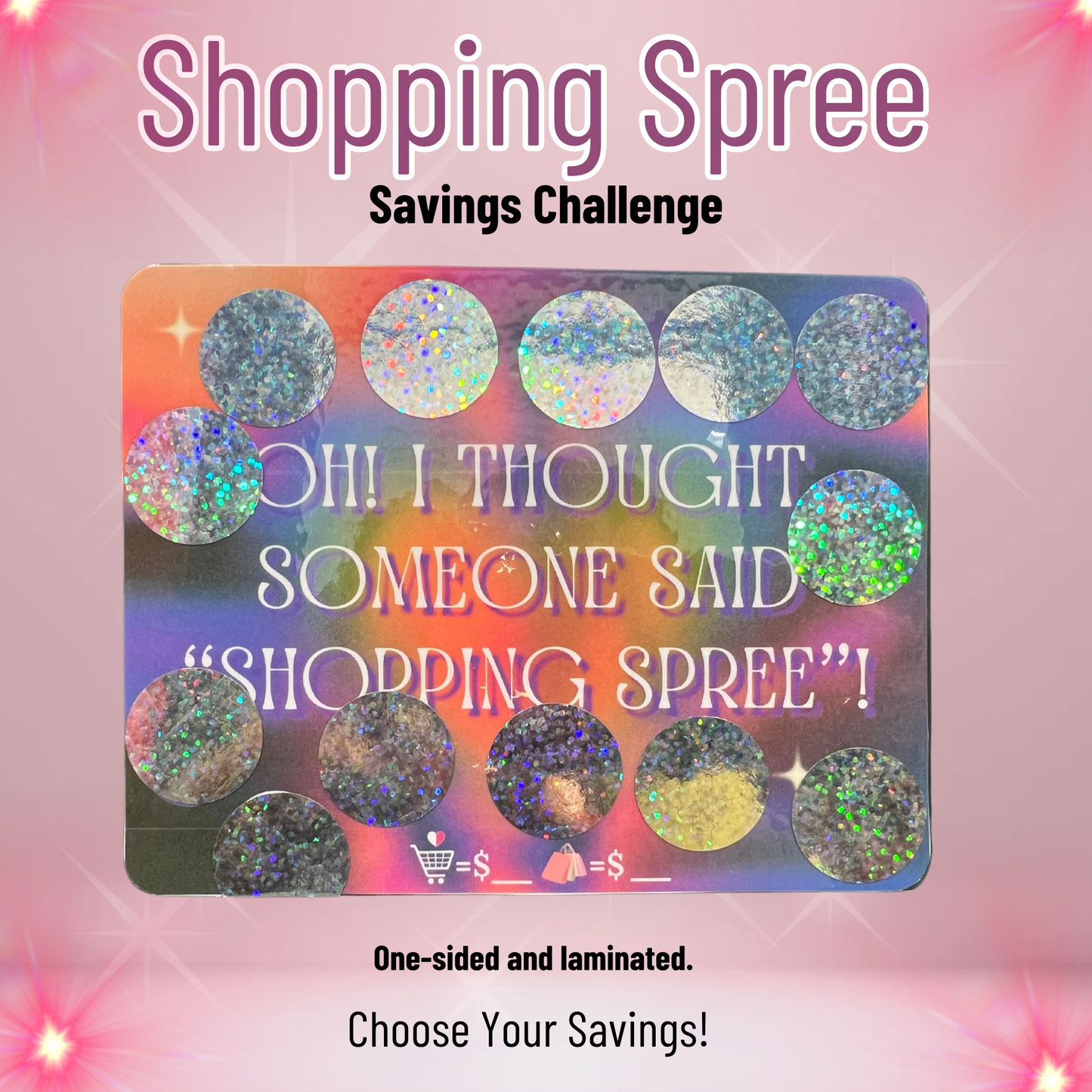 Shopping Spree Savings Challenge