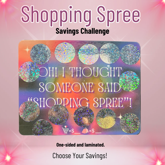 Shopping Spree Savings Challenge