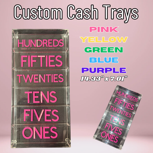 Custom Cash Trays