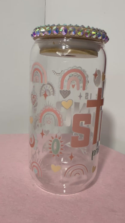 Full of Faith - Custom Glass Cups 16oz