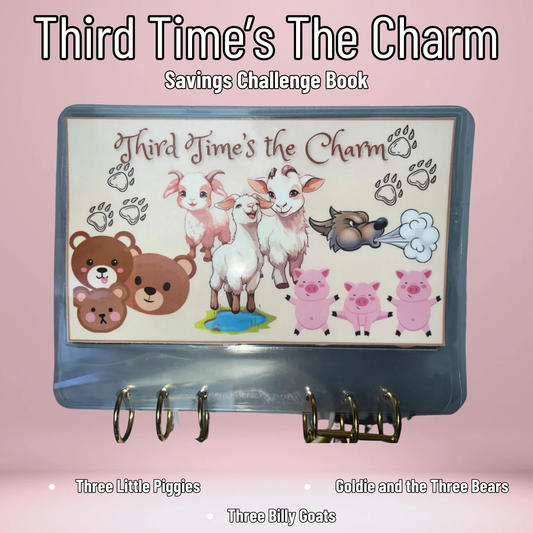 Third Times the Charm Savings Book